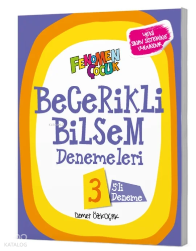 Fenomen Çocuk Becerikli Bilsem 3 Denemeleri (5 Deneme)
