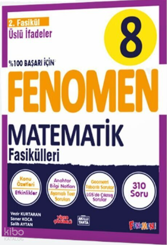 Fenomen Okul 8. Sınıf Matematik Üslü İfadeler 2. Fasikül