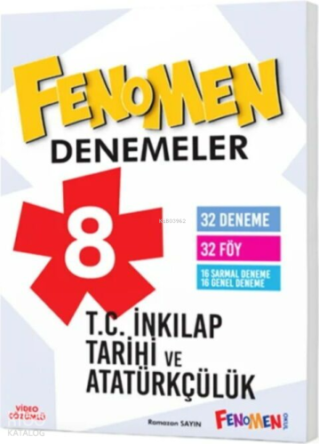 Fenomen Okul 8. Sınıf T.C. İnkılap Tarihi ve Atatürkçülük Fenomen Denemeler