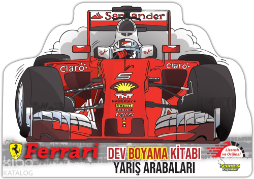 Ferrari Dev Boyama Yarış Arabaları