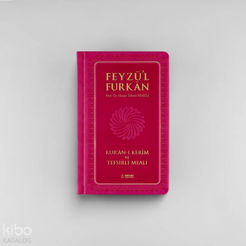 Feyzü'l Furkan Kur'an-ı Kerim ve Tefsirli Meali (Sempatik Cep Boy - Ciltli) Pembe