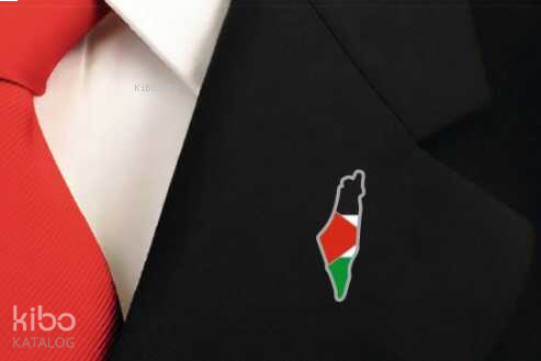 Filistin Haritası İslami Pin Bros Metal Yaka Rozeti