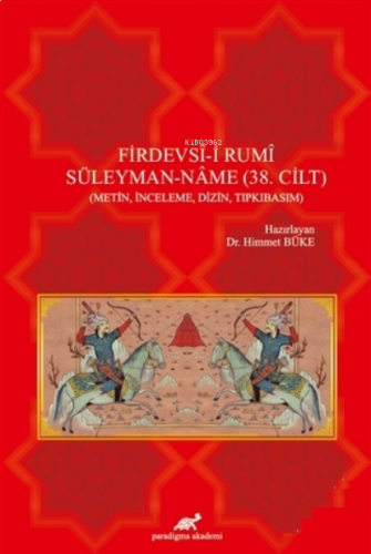 Firdevsi-i Rumi Süleyman;Name 38. Cilt 2 Cilt Takım