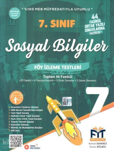 Fit Yayınları 7. Sınıf Sosyal Bilgiler Föy İzleme Testleri 44 Fasikül