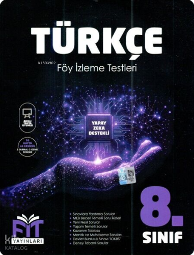 Fit Yayınları 8. Sınıf LGS Türkçe Föy İzleme Testleri