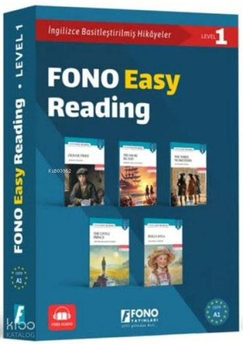 Fono Easy Reading Hikaye Seti;5 Kitap Takım - Level 1 - Kutulu