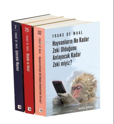 Frans de Waal Seti 3 Kitap Takım - Hediyeli