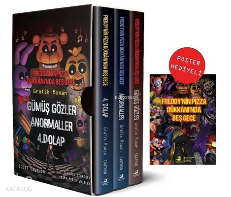 Freddy'nin Pizza Dükkanında Beş Gece Çizgi Roman Serisi Seti - 3 Kitap Takım