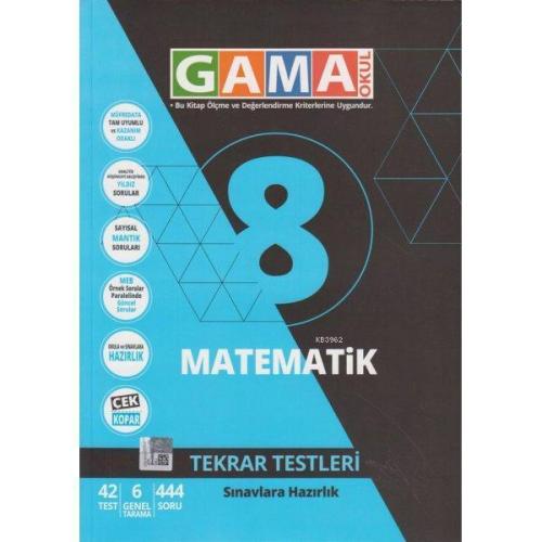 Gama 8.Sınıf Orjin Matematik Destek Soru Bankası