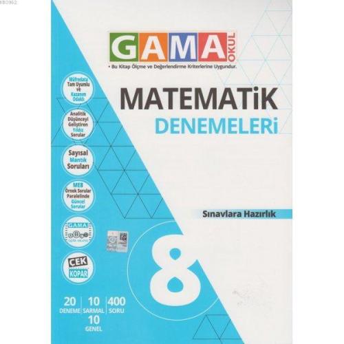 Gama 8.Sınıf Orjin Matematik Fasikül Denemeler