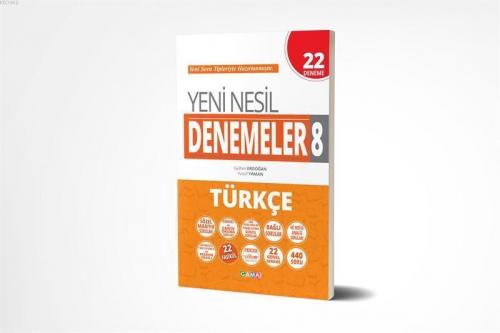 Gama 8. Sınıf Türkçe Yeni Nesil Deneme 22