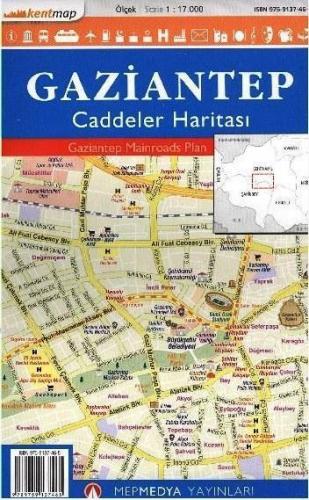 Gaziantep Caddeler Haritası