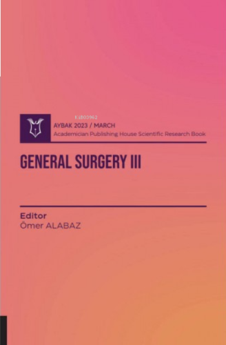 General Surgery III ( Aybak 2023 Mart )