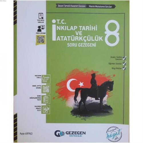 Gezegen Yayınları 8. Sınıf LGS T.C. İnkılap Tarihi ve Atatürkçülük Soru Gezegeni Gezegen