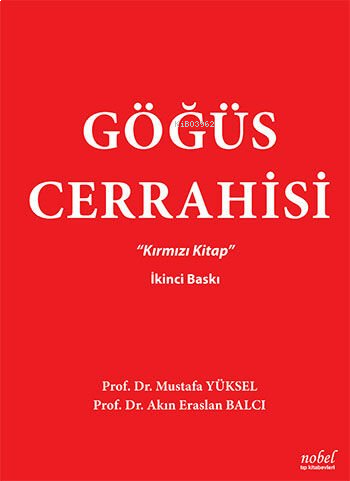 Göğüs Cerrahisi;''Kırmızı Kitap''