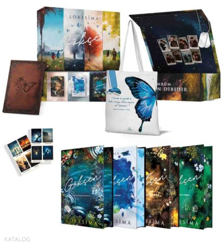 Gökçen Serisi (4 Kitaplık Yan Boyamalı - Hediyeli Kutu)