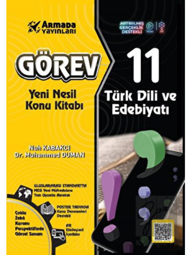 Görev 11. Sınıf Türk Dili ve Edebiyatı Görev Konu Kitabı
