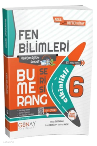 Günay 6.Sınıf Bumerang Etkinlikli Fen Bilimleri Soru Bankası