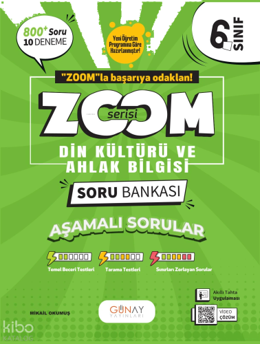 Günay Yayıncılık 6.Sınıf Din Kültürü Ve Ahlak Bilgisi Zoom Serisi Soru