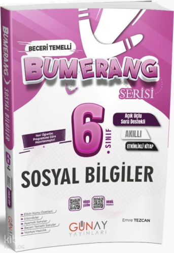 Günay Yayınları Bumerang Serisi 6. Sınıf Etkinlikli Sosyal Bilgiler