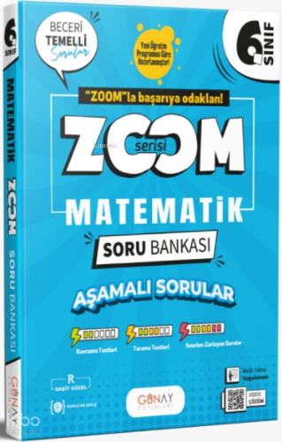 Günay Yayınları Zoom Serisi 6. Sınıf Matematik Soru Bankası