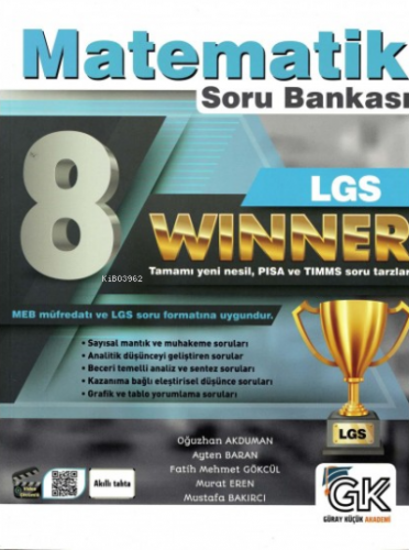 Gür 8. Sınıf Matematik Winner Soru Bankası