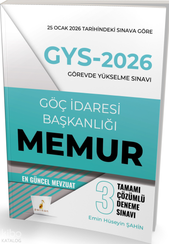 GYS 2026 Görevde Yükselme Sınavı Göç İdaresi Başkanlığı Memur;Tamamı Ç