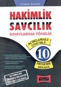 Hakimlik Savcılık Sınavlarına Yönelik Açıklamalı Çözümlü 10 Deneme Sın