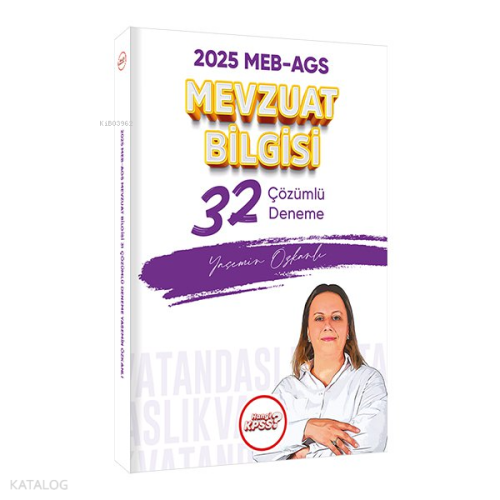 Hangi KPSS 2025 MEB-AGS Mevzuat Bilgisi Çözümlü 32 Deneme Sınavı
