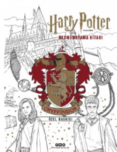 Harry Potter Filmlerinden Resmi Boyama Kitabı – Gryffindor Özel Baskısı