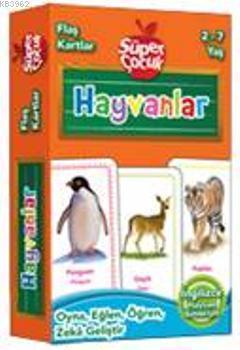 Hayvanlar (2-7 yaş); Flaş Kartlar