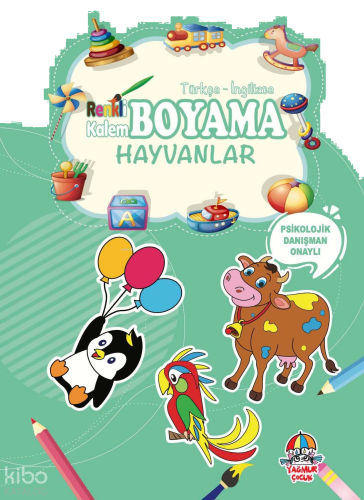 Hayvanlar;Renkli Kalem Boyama
