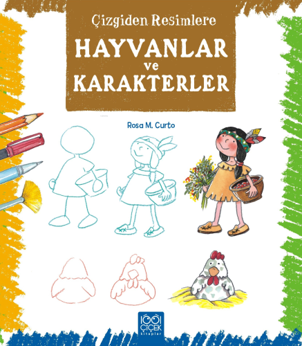 Hayvanlar ve Karakterler - Çizgiden Resimlere