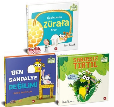 Hayvanlarla Eğleniyorum Set - Organik Kitap (3 Kitap Takım)