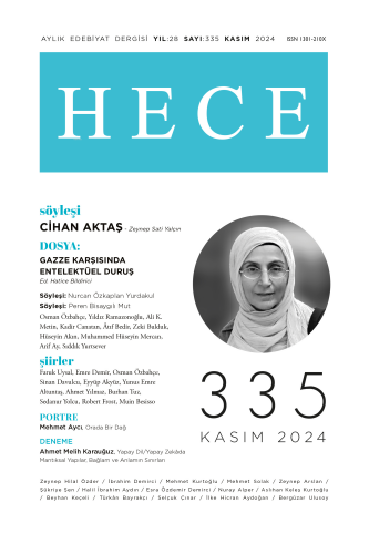 Hece Dergisi Sayı: 335;Aylık Edebiyat Dergisi