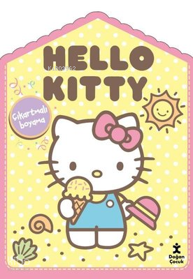 Hello Kitty Evde Çıkartmalı Boyama Kitabı