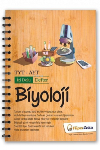 Hiper Zeka TYT & AYT Biyoloji İçi Dolu Defter