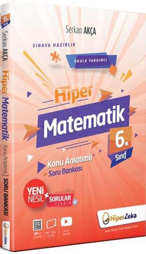 Hiper Zeka Yayınları 6. Sınıf Hiper Matematik Konu Anlatımlı Soru Bankası Hiper Zeka