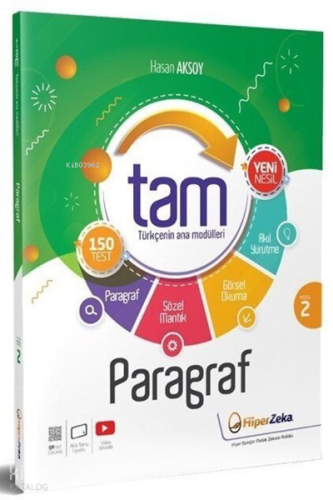 Hiper Zeka Yayınları 8. Sınıf TAM Türkçe 2 | Paragraf ve Sözel Mantık