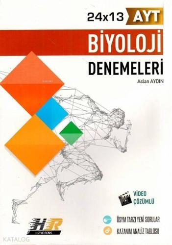 Hız ve Renk Yayınları AYT Biyoloji 24x13 Denemeleri Hız ve Renk