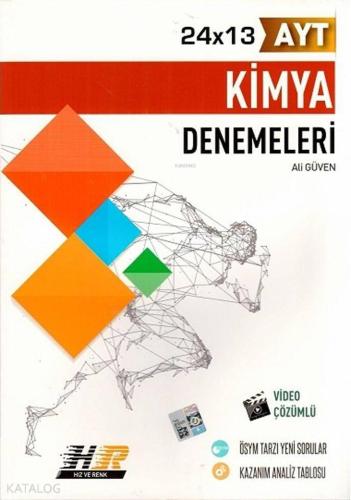 Hız ve Renk Yayınları AYT Kimya 24x13 Denemeleri Hız ve Renk
