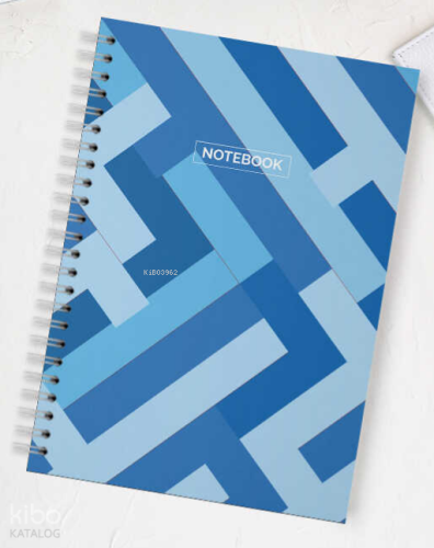 Hobbi Tasarim Okul Defteri 70 Yaprak A4 Spiralli Kareli Mavi Bristol