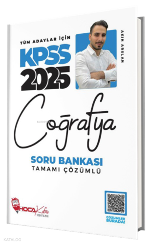 Hoca Kafası 2025 KPSS Coğrafya Soru Bankası Çözümlü