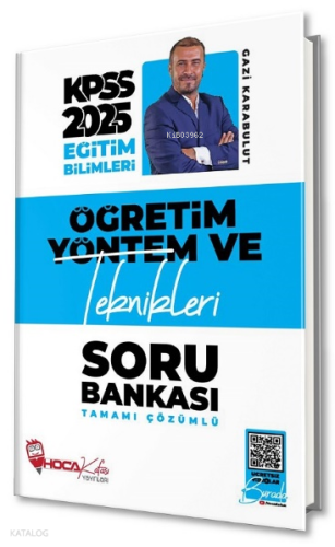 Hoca Kafası 2025 KPSS Eğitim Bilimleri Öğretim Yöntem ve Teknikleri Soru Bankası Tamamı Çözümlü