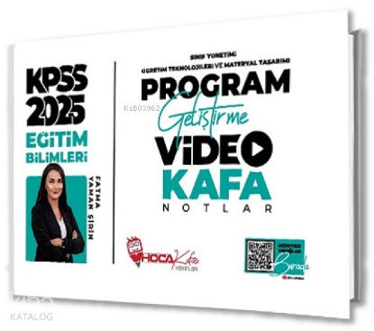 Hoca Kafası 2025 KPSS Eğitim Bilimleri Program Geliştirme Video Kafa Notlar