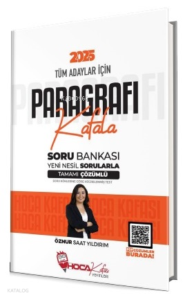 Hoca Kafası 2025 KPSS TYT ALES DGS Paragrafı Kafala Soru Bankası Çözümlü - Öznur Saat Yıldırım Hoca Kafası Yayınları