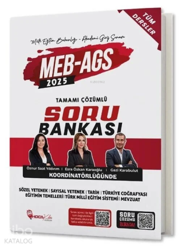 Hoca Kafası 2025 MEB-AGS Tüm Dersler Soru Bankası Çözümlü