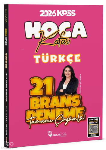 Hoca Kafası 2026 KPSS Türkçe 21 Deneme Çözümlü