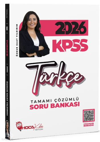 Hoca Kafası 2026 KPSS Türkçe Soru Bankası Çözümlü
