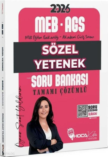 Hoca Kafası 2026 MEB-AGS Sözel Yetenek Soru Bankası Çözümlü